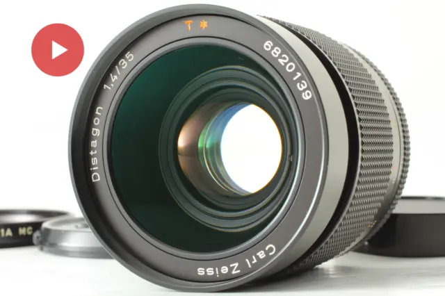【 App NEAR MINT+ 】 Contax Carl Zeiss Distagon T* 35mm f/1.4 AEG From JAPAN #203