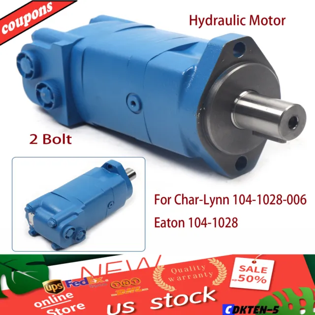 For Char-lynn 104-1028-006 Eaton 104-1028 Motor Hydraulic Motor Staggered Ports