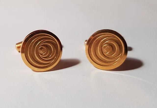 Boutons De Manchette Anciens En Maille Bomponne – Bijou De Chemise Vintage – Modèle #M150 – Occasion