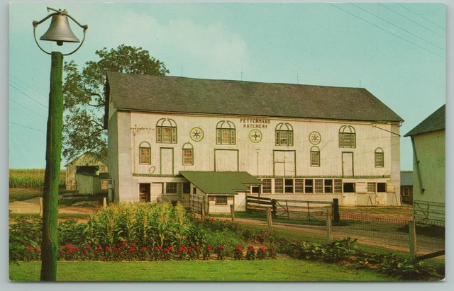Upper Perkiomen Valley Pennsylvania~Fetterman's Dinner Bell~Hex Sign Barn~1967