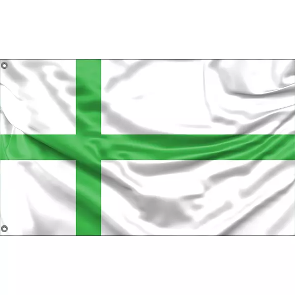 2nd Proposal, Greenland Flag, Unique Design, 3x5 Ft / 90x150 cm, Made in EU