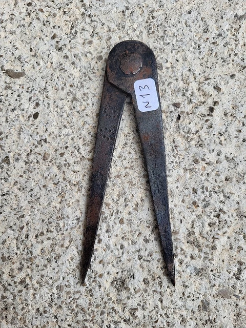 Ancien Compas De Lapidaire/bijoutier/horloger - Outil De Mesure Vintage