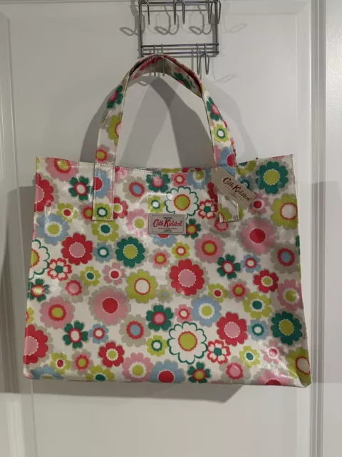 Cath Kidston Carry All Bag Tote Electric Flowers New With Tag