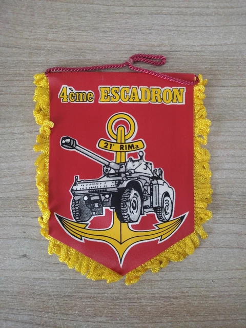 FANION MILITAIRE ANCIEN 21 ieme RIMA 4 ieme escadron blindés ARMEE EUR 20,00 - PicClick FR