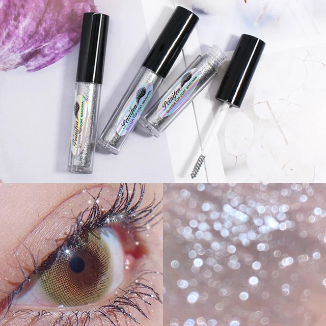 Cigliaglie glitter mascara glitter mascara impermeabile lunga durata LVE
