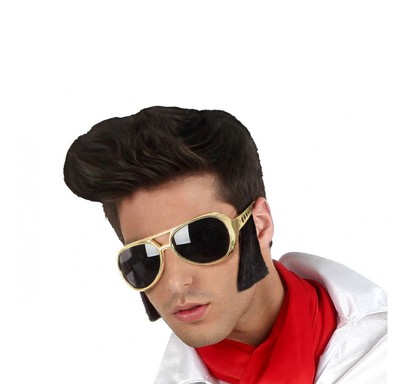 3 Set Occhiali Da Sole Rockstar Occhiali Da Sole Color Oro Con Basette Per Costumi Cosplay Halloween Dressing Up 