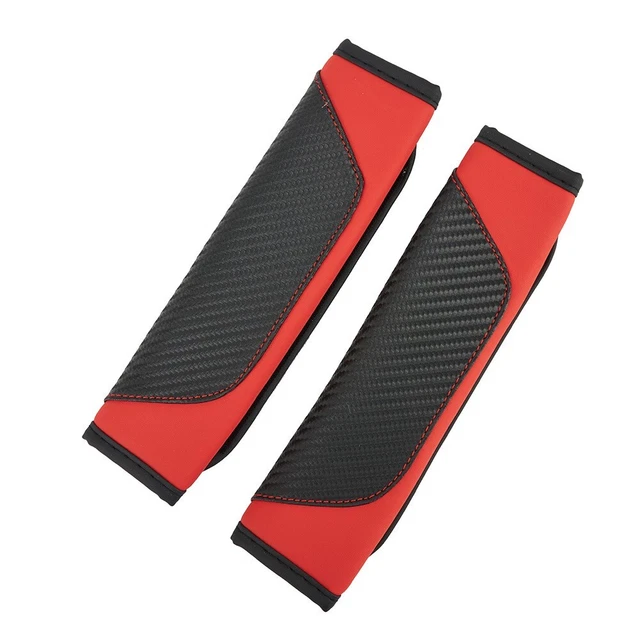 2*Carbon-Fiber,Protect Cushion Shoulder Guard Car Seat Belt Pad Cover Accessory 2*Carbon-Fiber,Protect Cushion Shoulder Guard Car Seat Belt Pad Cover Accessory