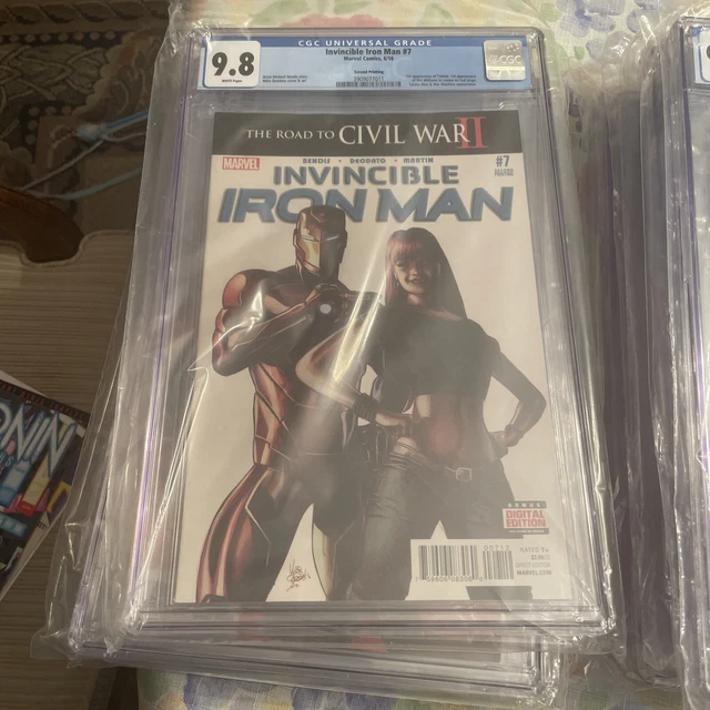 Invincible Iron Man #7C Deodato Variant 2nd Printing CGC 9.8 2016