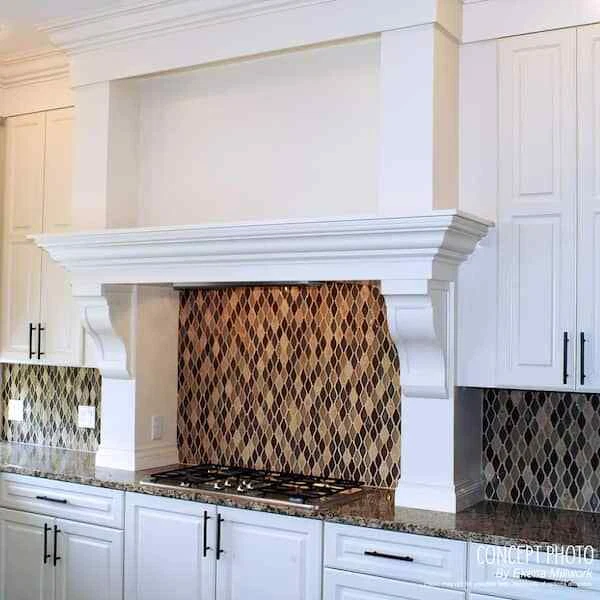 Ekena Millwork 3-1/2 in x 6 in x 3-3/4 in Rubberwood Mini Jefferson Wood Corbel