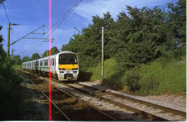 Stansted Express Klasse 322 4 Auto WWU nach London Liverpool Street 1990er Jahre Postkarte