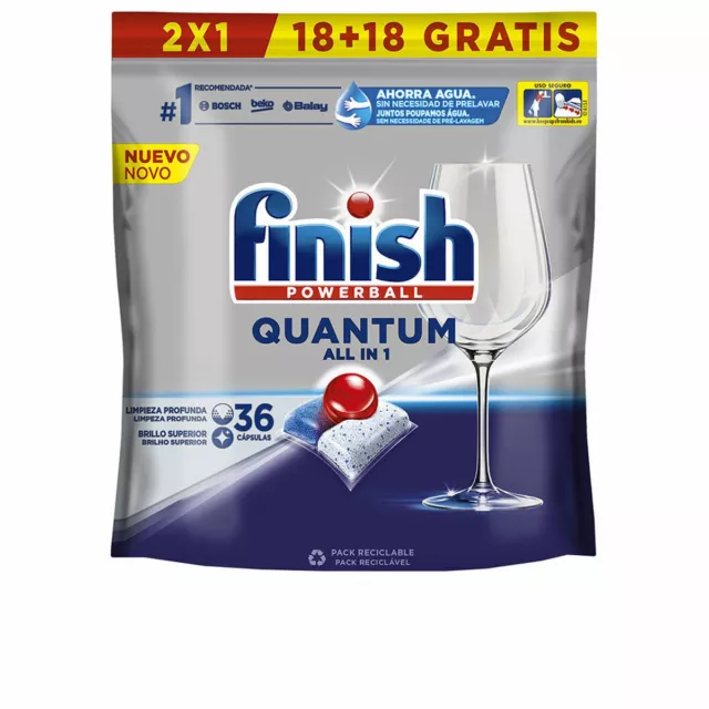 Tablettes pour Lave-vaisselle Finish Quantum [36 Unités]