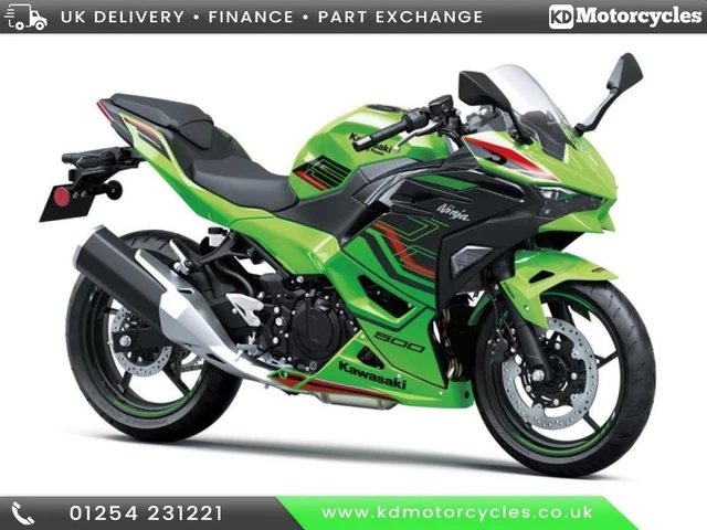 KAWASAKI NINJA 500 SE 2024 Model A2 Compliant Sports Bike 100.00