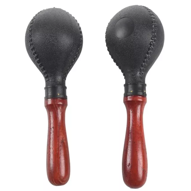 Professionelle paar Maracas Schüttler Rasseln Sand Hammer Percussion Instru9036