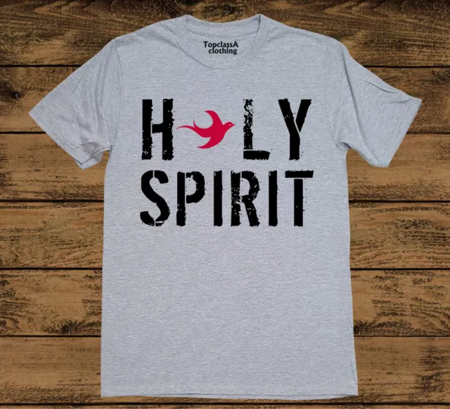 Christian T Shirt Holy Spirit Jesus Christ Love Religious Bible Verse Love Tee