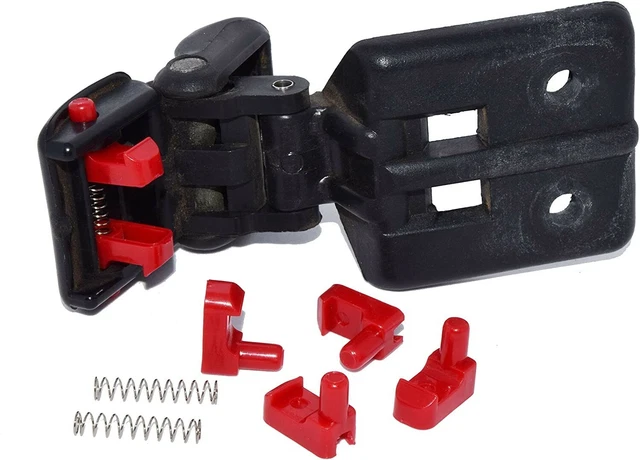 2 X RED Suzuki Jimny, Vitara soft top roof latch clips, rebuilds 78520