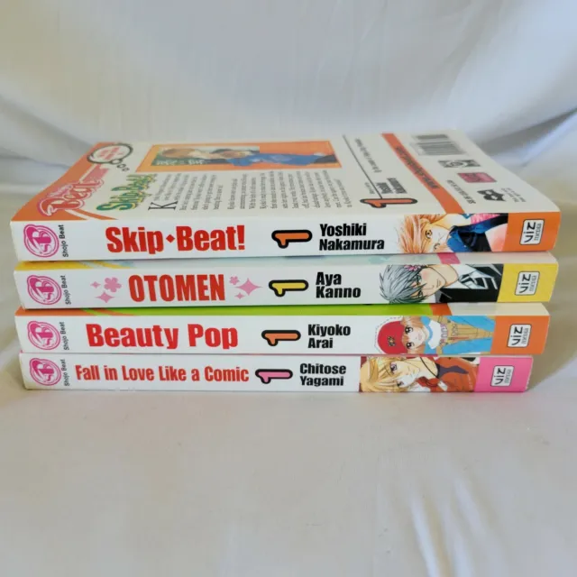 Shojo Beat Mixed Lot Volumes 1 Skip Beat Otomen Beauty Pop Fall In Love Manga
