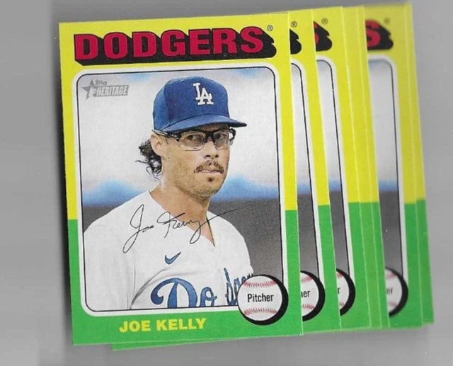 (7) JOE KELLY 2024 Topps Heritage Baseball Card Lot 333 Dodgers 0.