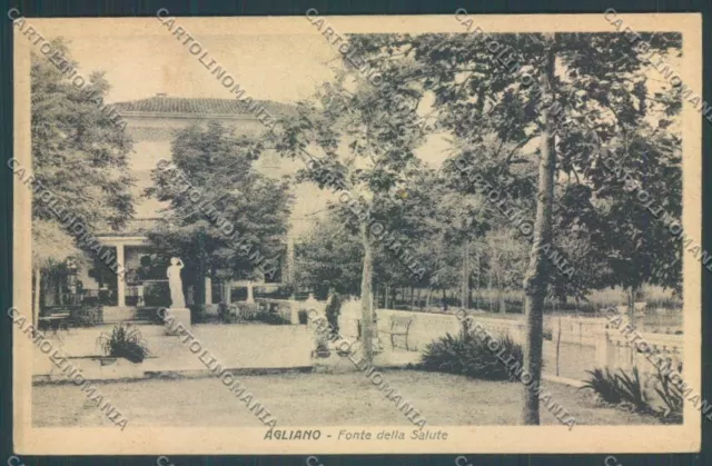 Asti Agliano Terme postcard ZB1619