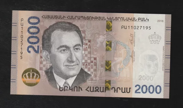 Armenia, 2000 Dram, 2018, P-62, UNC Banknote