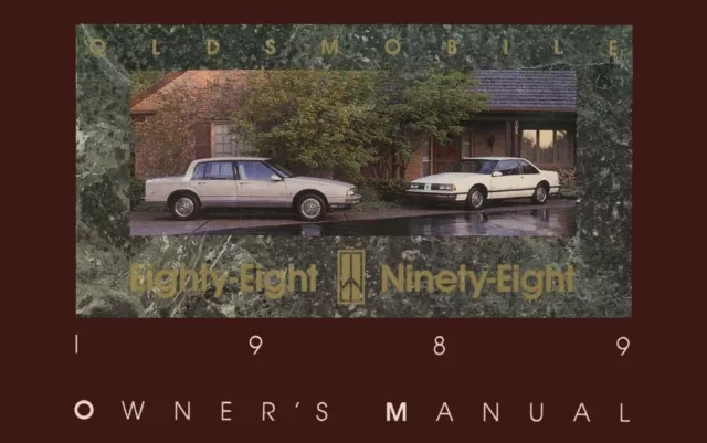 1989 Oldsmobile 88 Oldsmobile 98 Owners Manual User Guide Operator Book Fuses