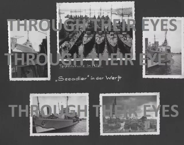 DVD scans German Sailor WW2 Photo album Kriegsmarine Torpedo boat Seeadler WWII