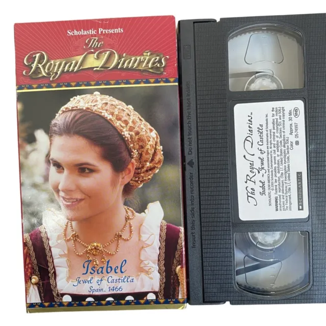 The Royal Diaries- Isabel- Jewel Of Castillo VHS. 2000. Free Shipping!