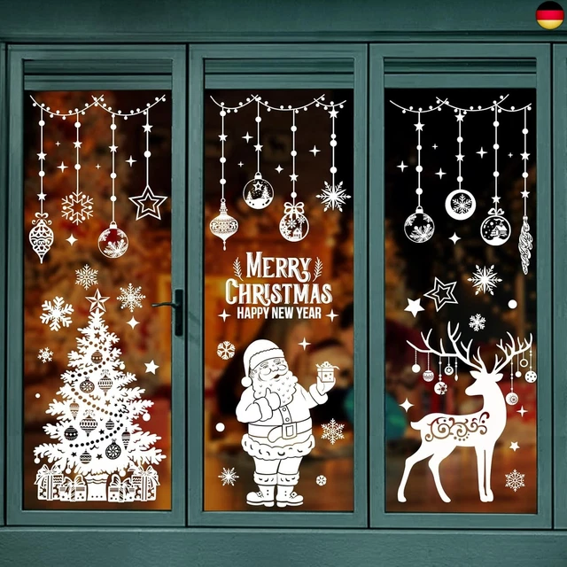 Fensterbilder Weihnachten Selbstklebend, 202 Stk We Produktbild-Vorschau 7