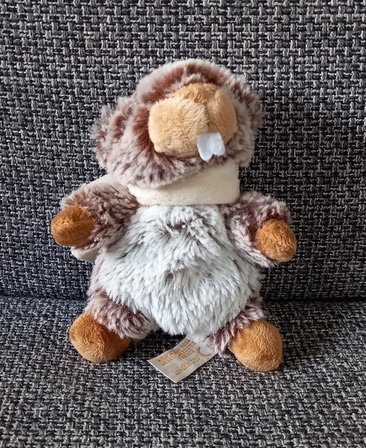 C8 DOUDOU PELUCHE  MARMOTTE gris blanc beige marron Annecy Roda Rodadou