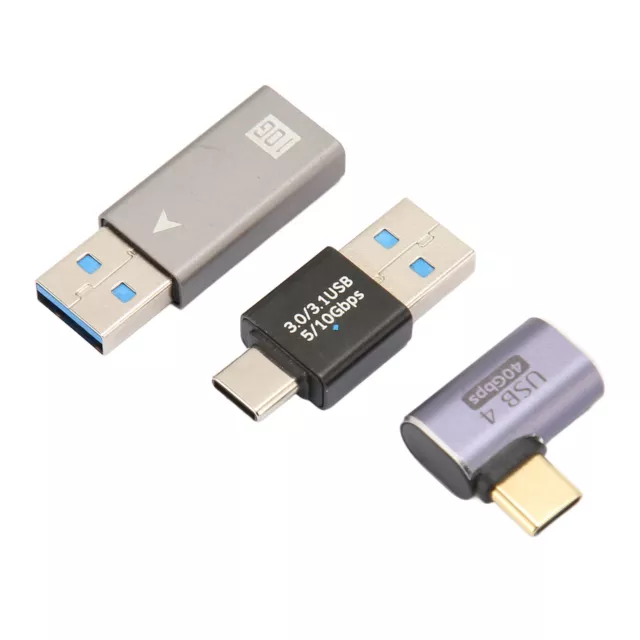 USB Adapter Kit 16 Pieces USB Adapters Aluminium Alloy Shell USB 3.1