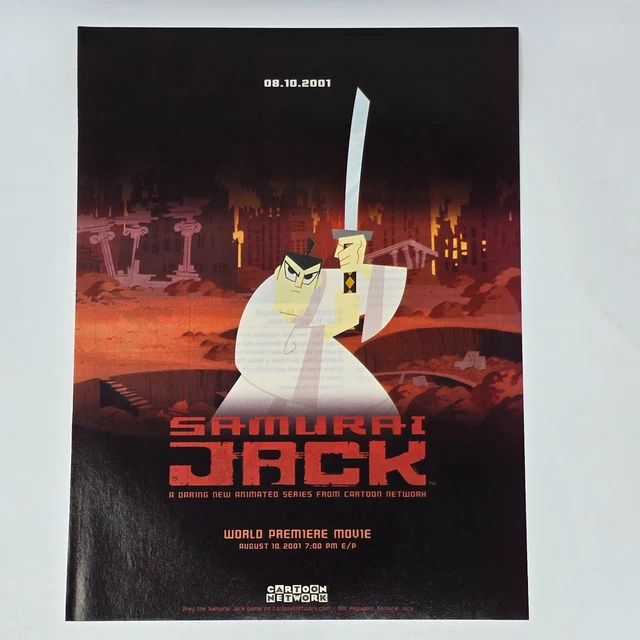 SAMURAI JACK ANIMATED Series Movie Cartoon Network Print Ad/Poster ...