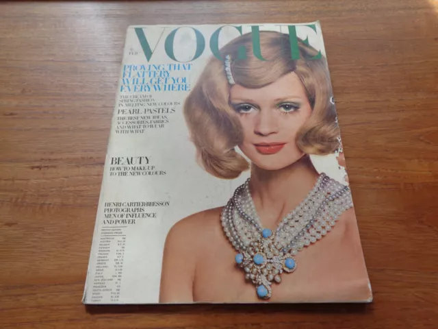 Vogue UK / USA Magazin Februar 1968 Prêt-à-porter