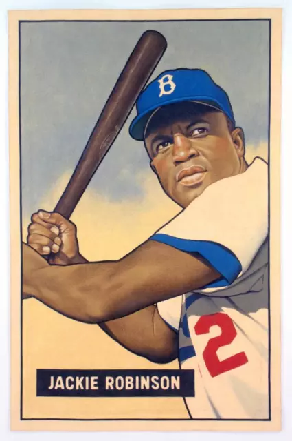 JACKIE ROBINSON 51 CUSTOM ART CARD D## BUY 5 GET 1 FREE ## or 30% OFF 12 OR MORE