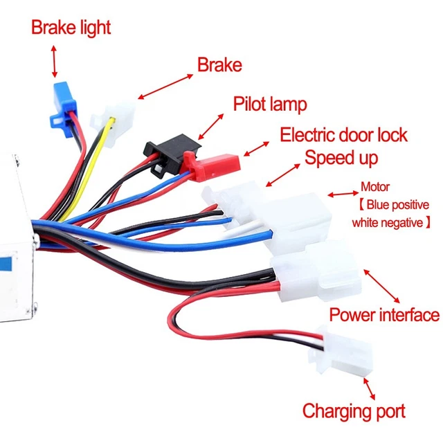 Contrôleur de moteur E9T pour scooter électrique 350 W 36 V en alliage d'aluminium