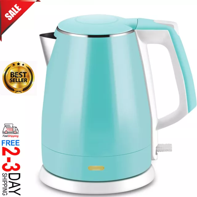 Electric Kettle Hot Water Kettle 1.5 Liter Stainless Steel Coffee Kettle Tea Pot