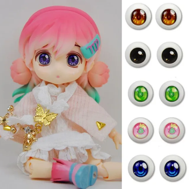 50pcs Diy Crafts Toy Glass Eye Chips, Eye Doll Glass Eyes Doll Eyeballs  Accessories 0.55, Don't Miss These Great Deals
