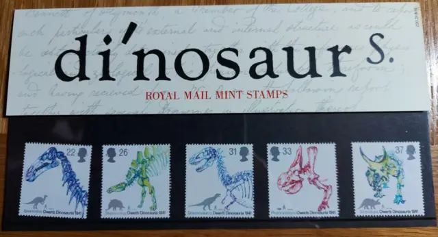 1991 Dinosaurs Royal Mail Presentation Pack 220