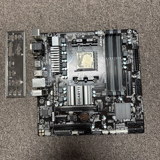GIGABYTE GA-78LMT-USB3 AM3 mATX Motherboard FX-6300 CPU; Tested