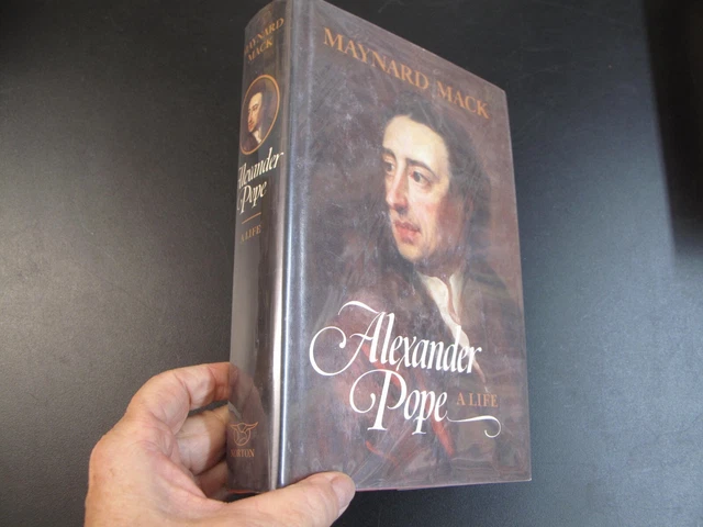 ENGLISH POET BIOGRAPHY Alexander Pope A Life Maynard Mack Signed DJ 1st ...