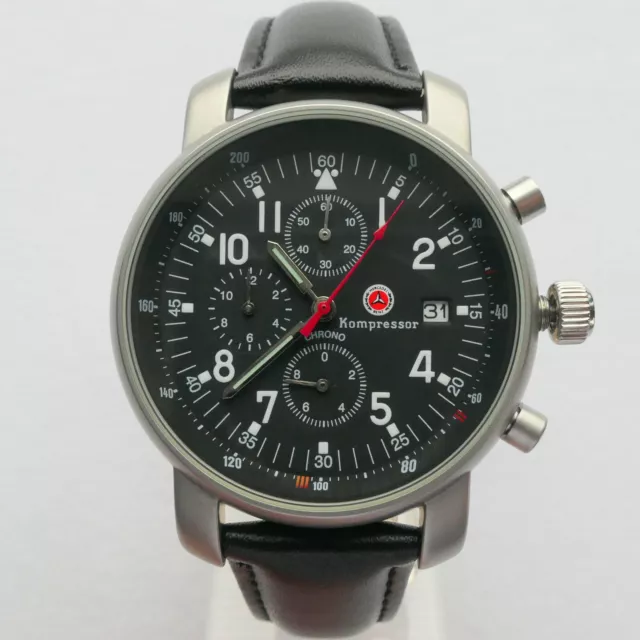 Mercedes Benz Classic Car Racing Accessory Kompressor Sport Chronograph Watch 2