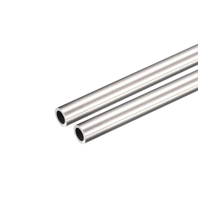 Tubo in acciaio inox 10 mm x 1,5 mm x 300 mm 304 per macchinari industriali, 2 pz