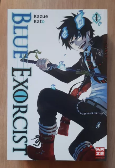 blue exorcist manga 1,2,3 Kazue Kato