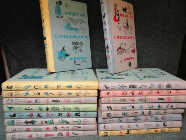 Best in Childrens Books, 18 vintage hard cover books, 1959/60 Doubleday