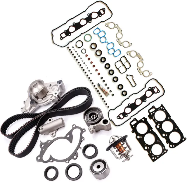 ✔Timing Belt Kit Water Pump Thermostat For Lexus For Toyota 3.3L 04-10 3MZFE