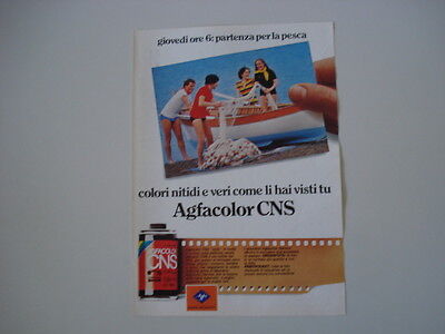 advertising Pubblicità 1977 PELLICOLE AGFA AGFACOLOR 