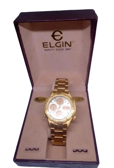 Elgin Watch Vintage Watch classic Never Used 005d20l