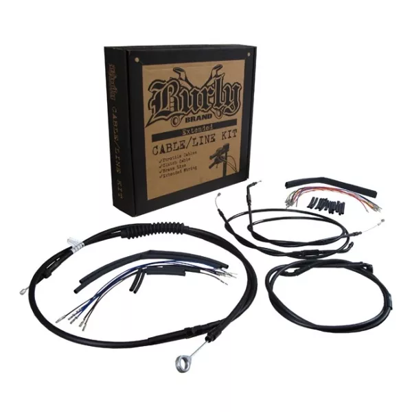 Kit de Câbles Passepoil Freins Burly X Apehangers 16 " Harley Davidson Sportster