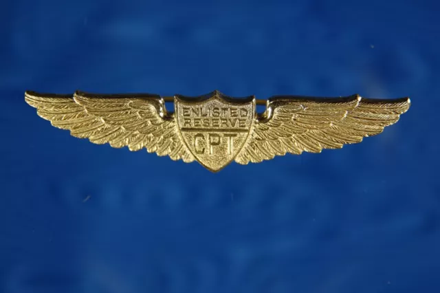Wwii Us Civilian Pilot Training Wing Full Size 2 12 Sterling By
