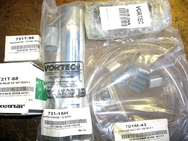 Vortex 740 Complete Thermostatically Controlled Pneumatic / Air Enclosure Cooler