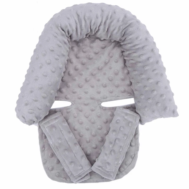 (gray Baby Headrest)Coussin De Poussette Doux De Haute Qualité Soutien Du