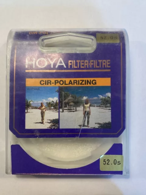 HOYA 52mm CIR-POLARIZING FILTER Polfilter 52 Cir-PL Made by Tokina